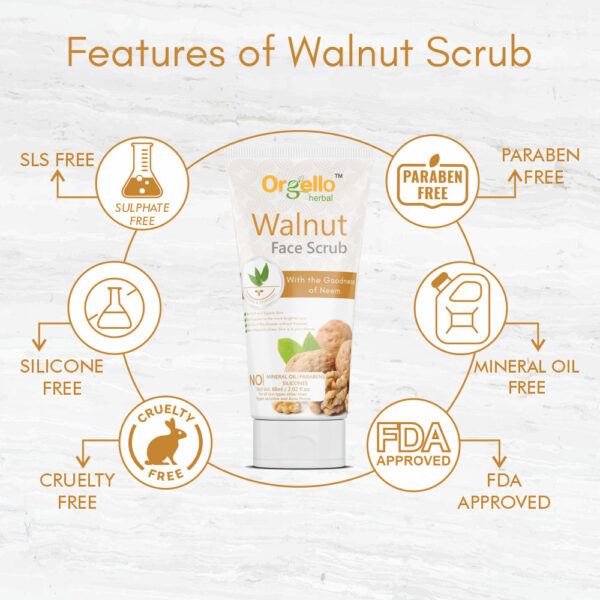 Walnut Face Scrub