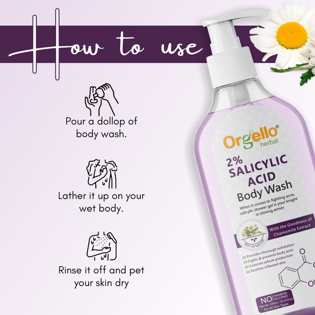 SALICYLIC ACID BODY WASH 4